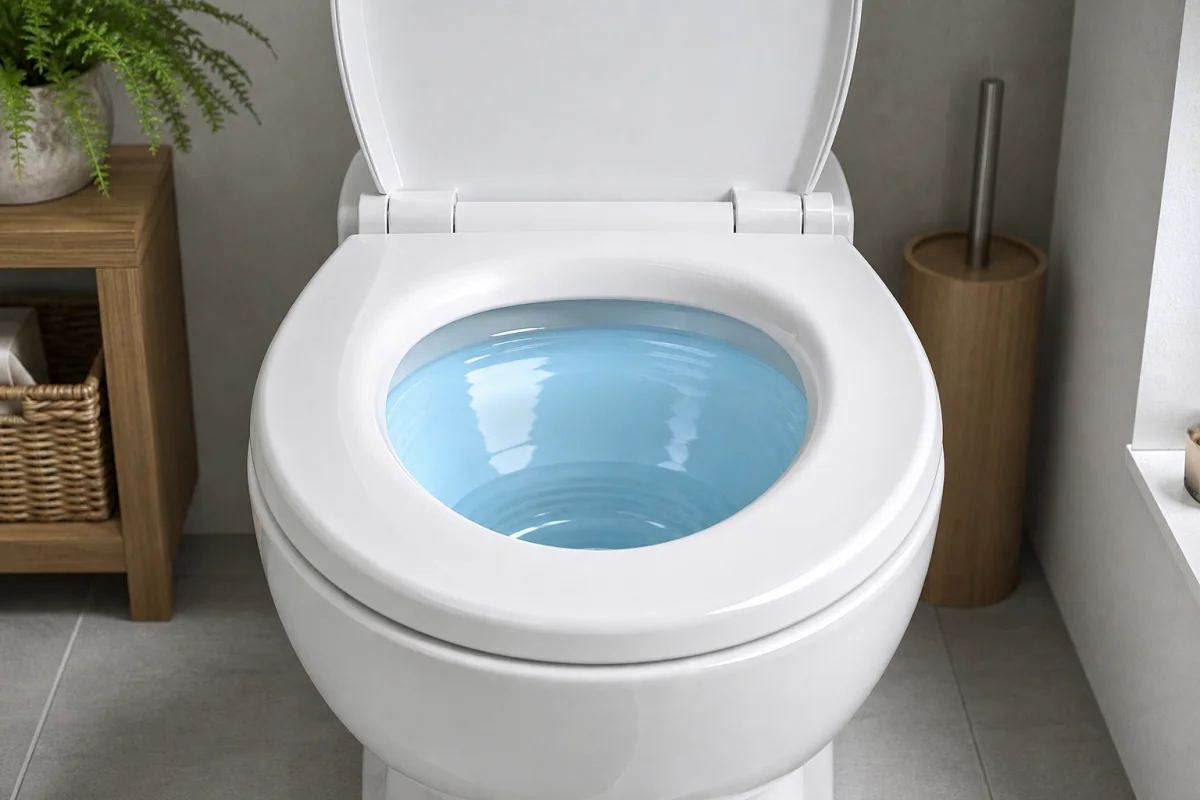 selles qui ne s'évacuent pas des toilettes