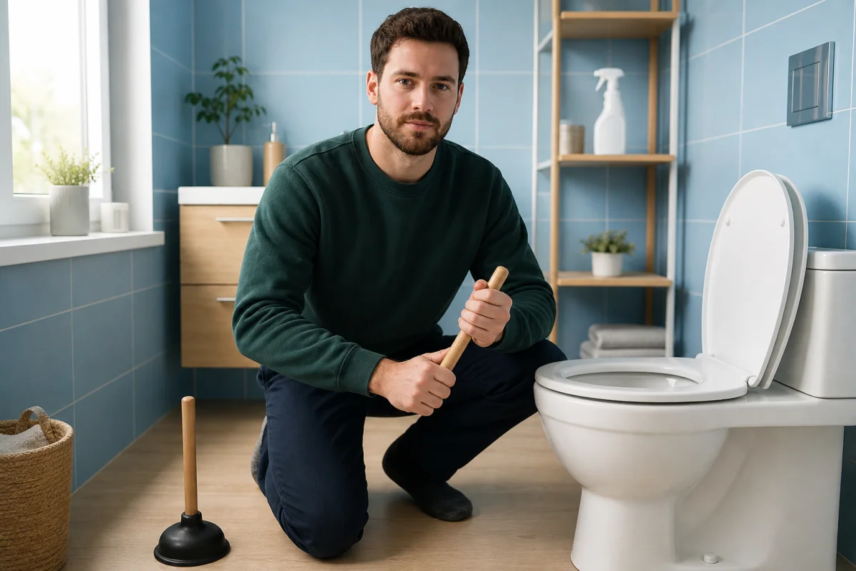 selles qui ne s'évacuent pas des toilettes