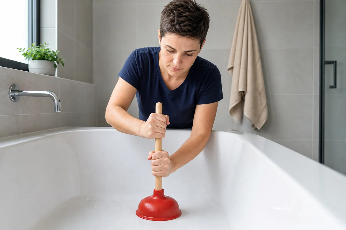 comment deboucher baignoire