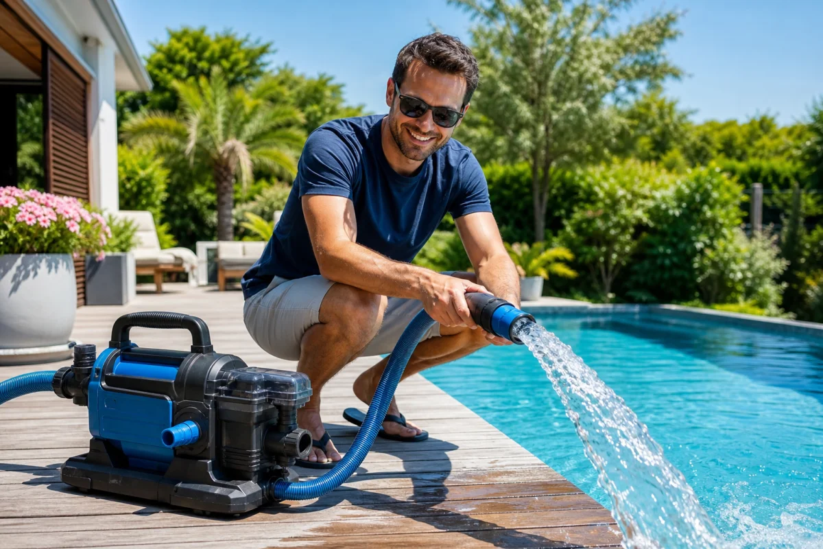 comment vidanger piscine