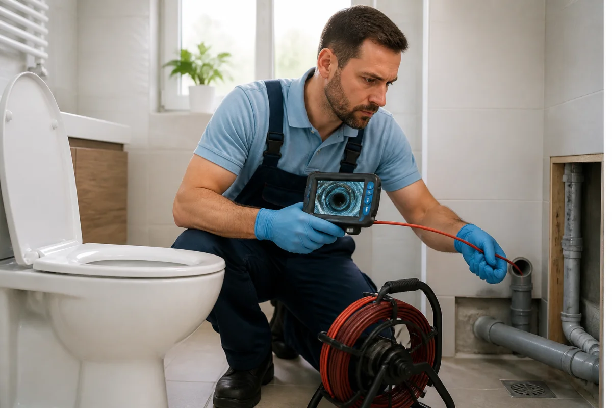 curage canalisation wc