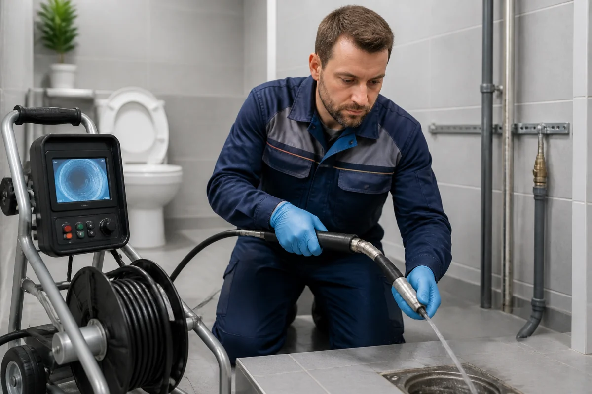 curage canalisation wc