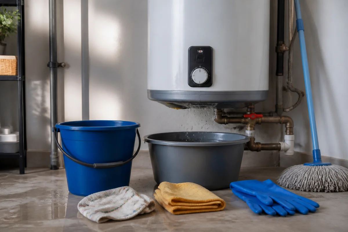 comment vider un chauffe-eau qui fuit