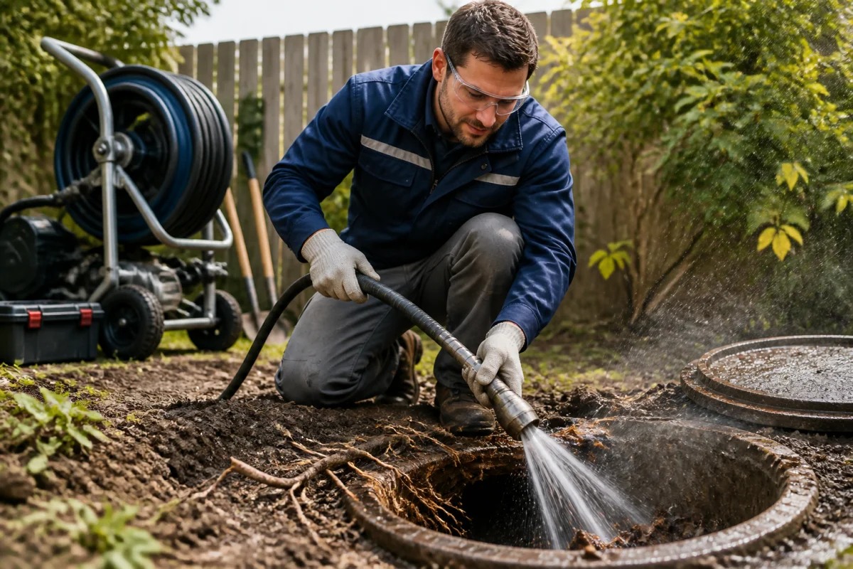deboucheur canalisation racine