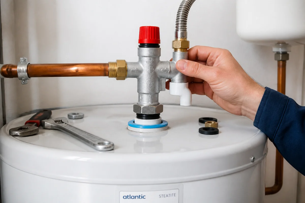 comment changer un groupe de sécurité sur un chauffe-eau sans vidanger
