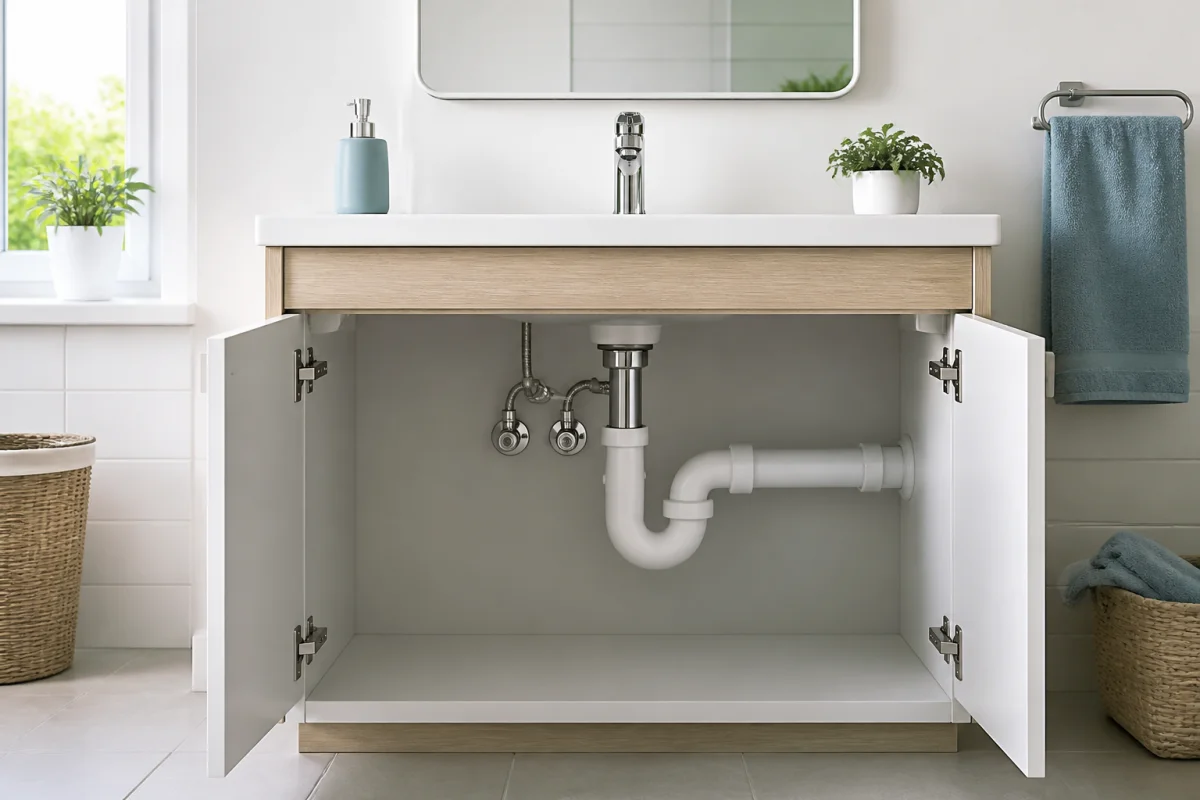 Hauteur évacuation lavabo pour une installation propre et durable